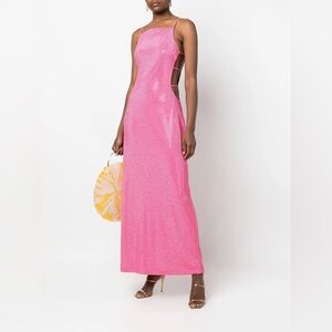 NWT Size S Cult Gaia Crystal-Embellished Chantal Gown in Rose/Pink